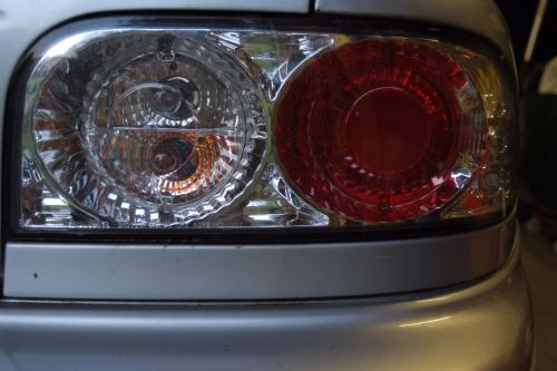 clear rear lights